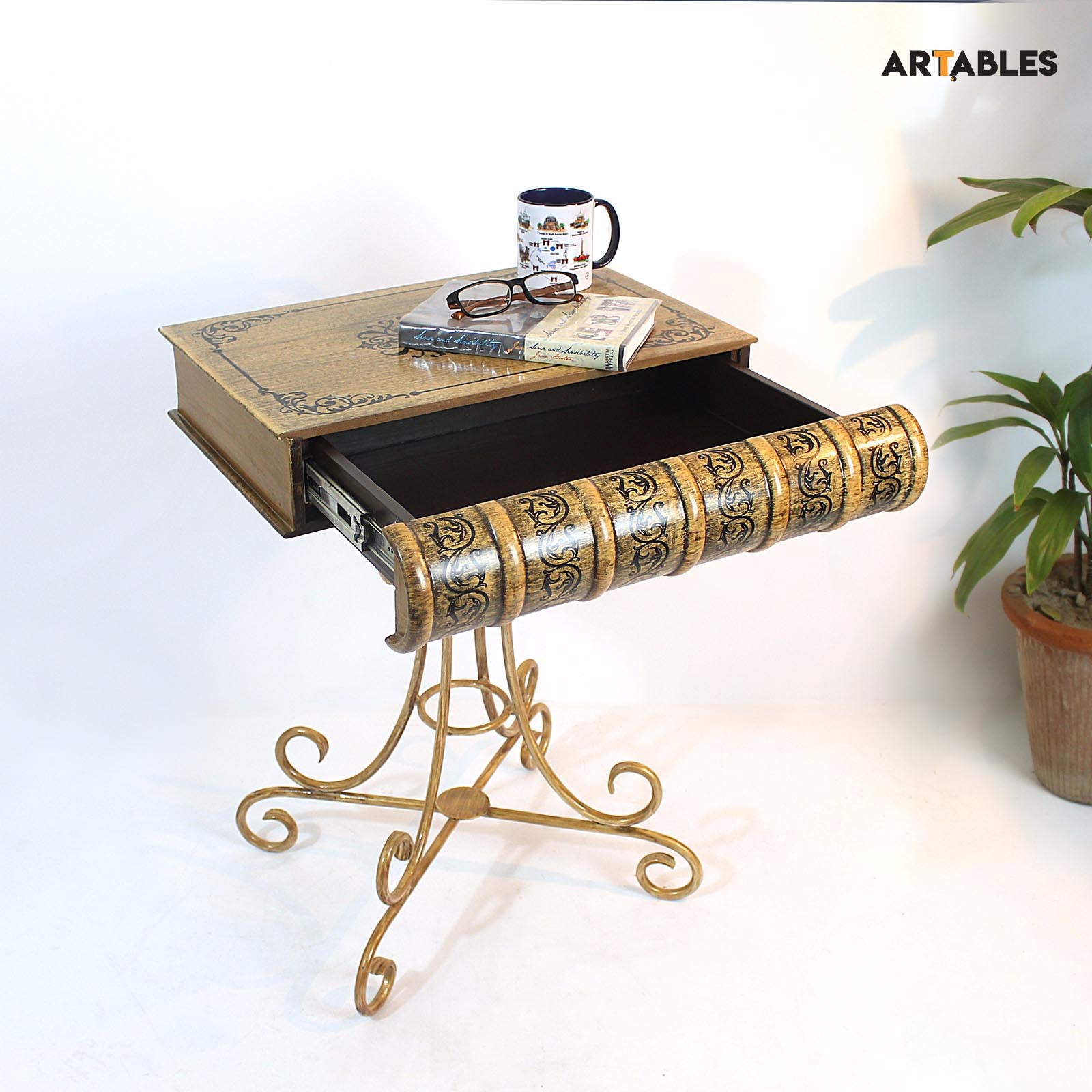 Book Table Stuff Vintage Book Table (ST 05)