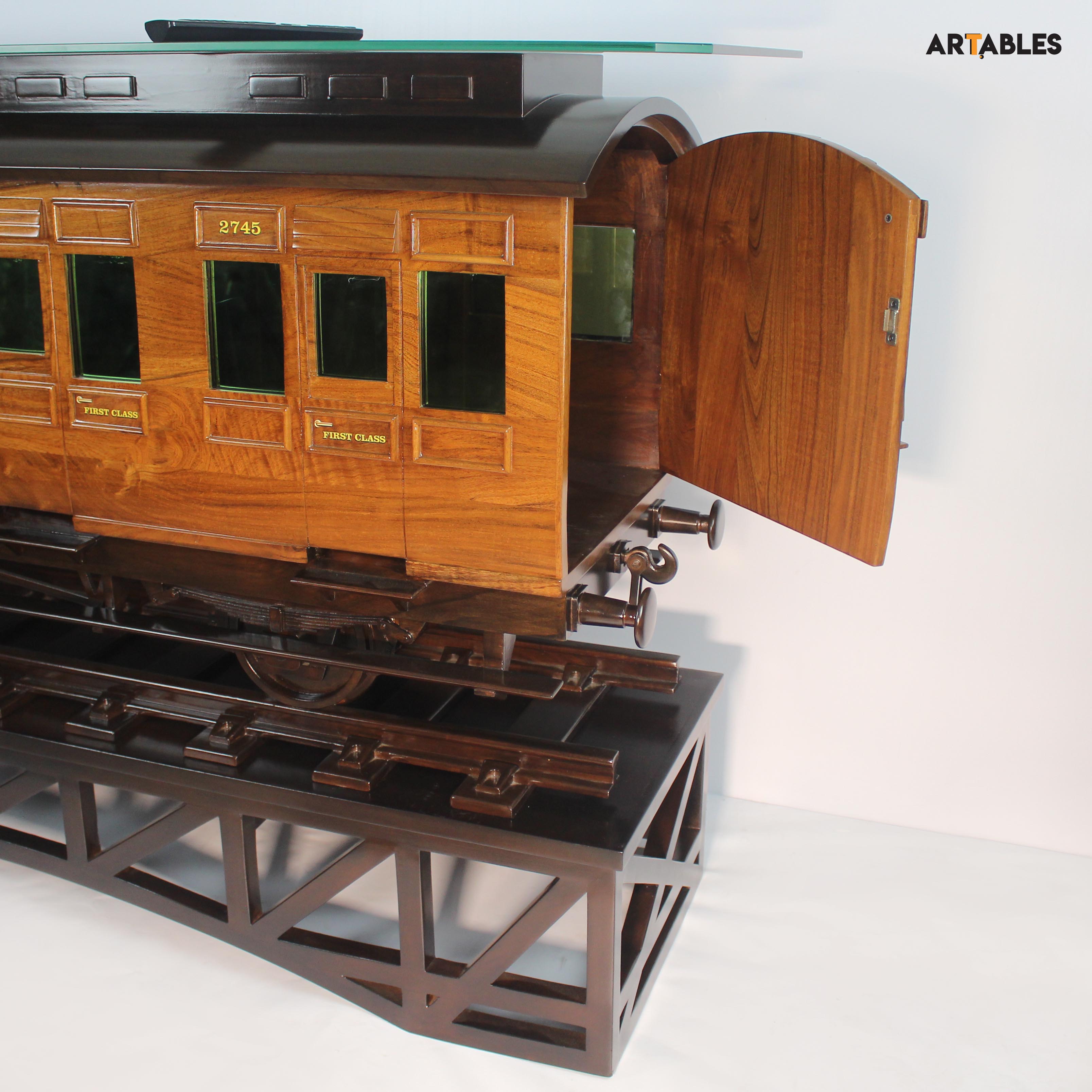 Heritage Coach Bridge/T.V Console Table (COT 07)