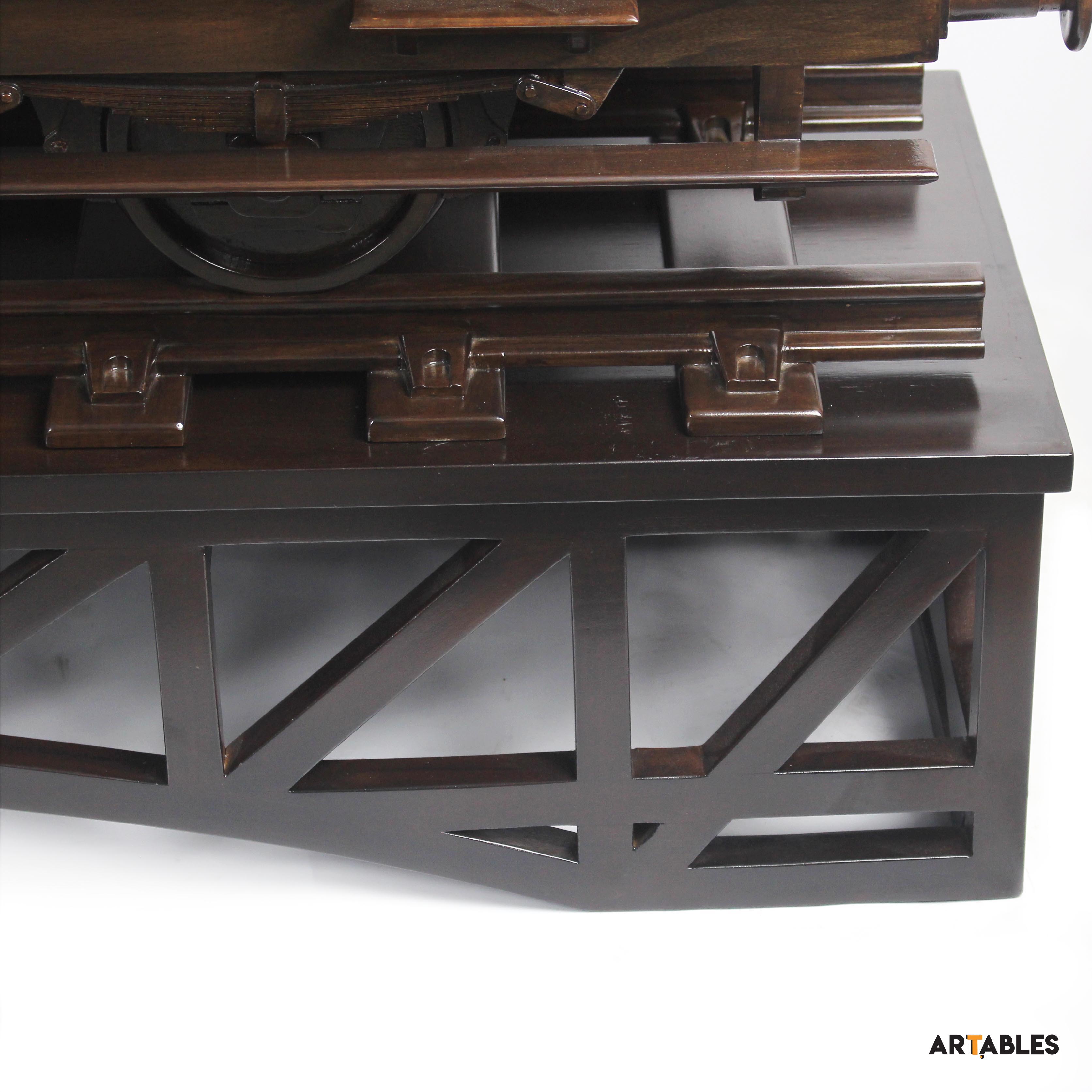 Heritage Coach Bridge/T.V Console Table (COT 07)