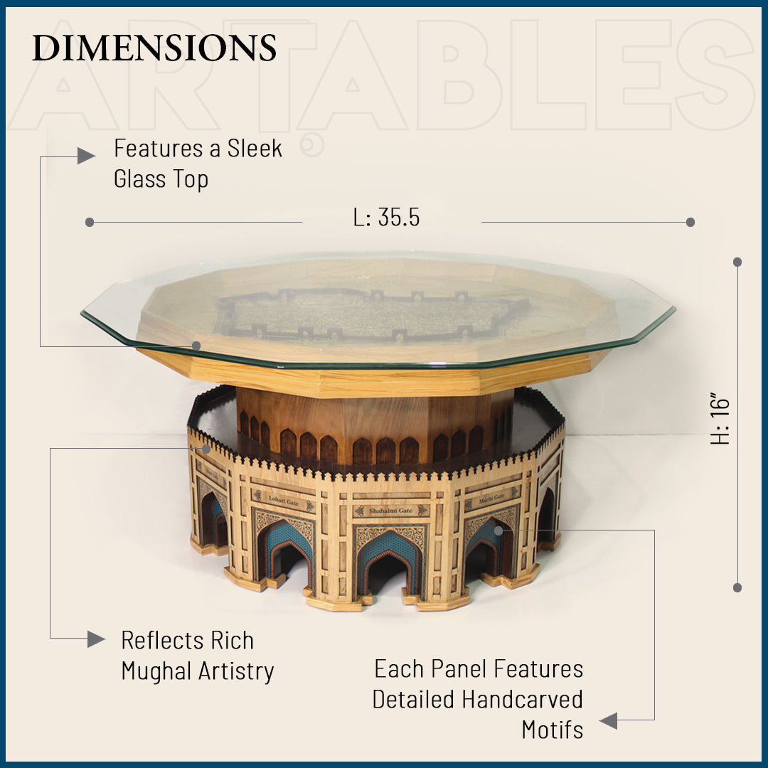 12 Gates of Lahore Table: Where Heritage Finds Form