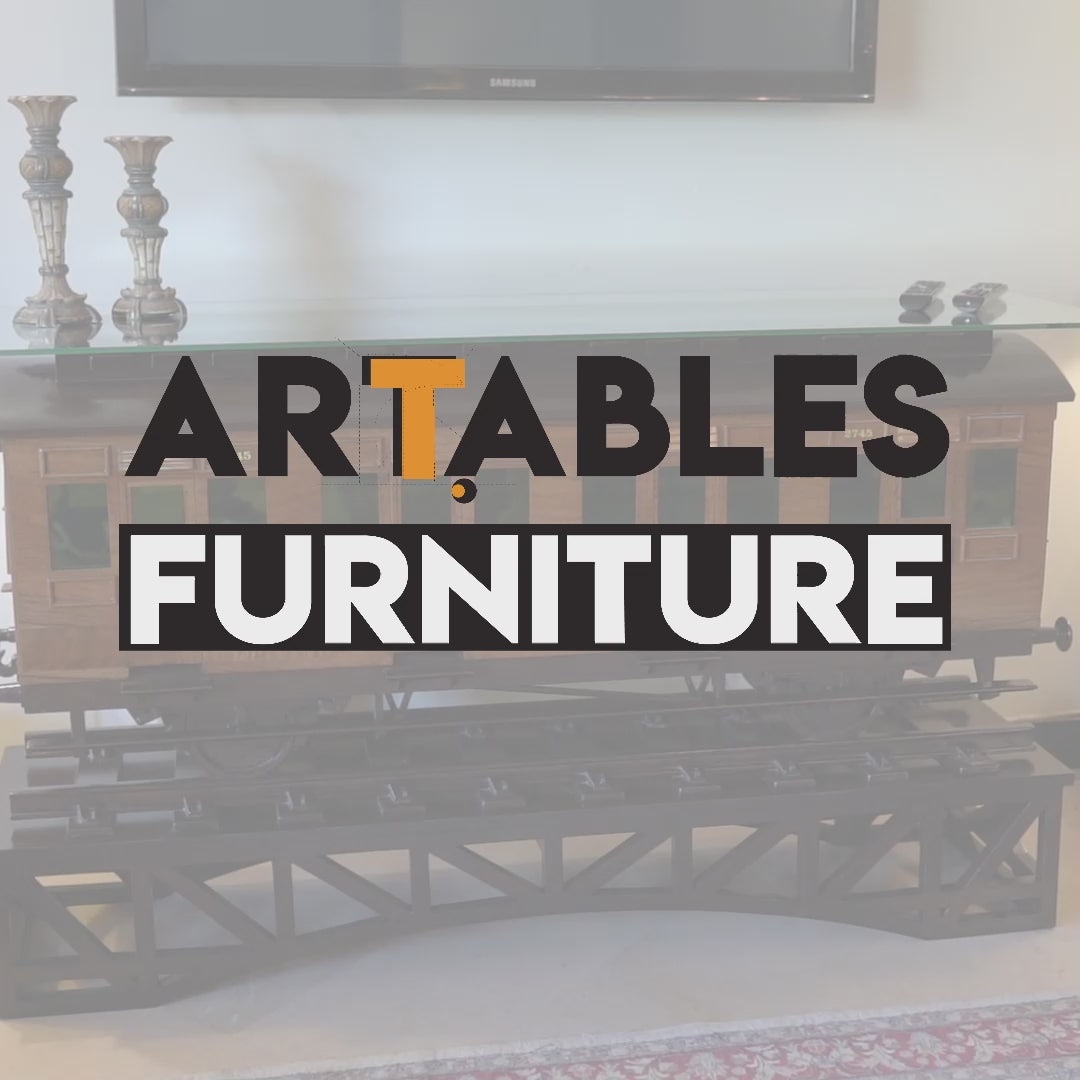 Heritage Coach Bridge/T.V Console Table (COT 07)